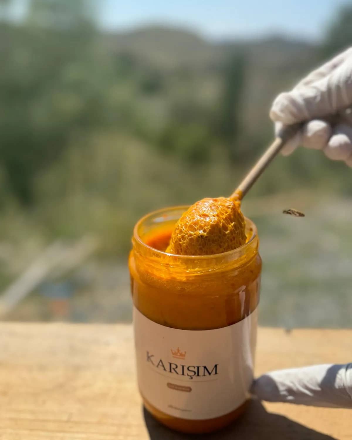 Beyaz Ballı Karışım (Beyaz Bal, Polen, Arı Ekmeği, Arı Sütü)